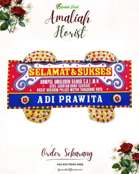 Papan Bunga Ucapan Selamat Meuraxa